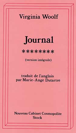 Journal 8 [1939-1941] version intégrale Virginia Woolf trad. de l'anglais par Marie-Ange Dutartre