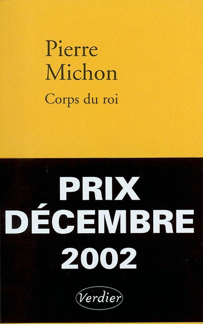Corps du roi Pierre Michon