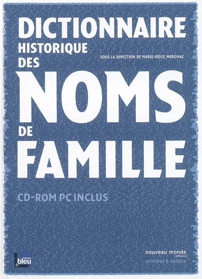 Dictionnaire historique des noms de famille