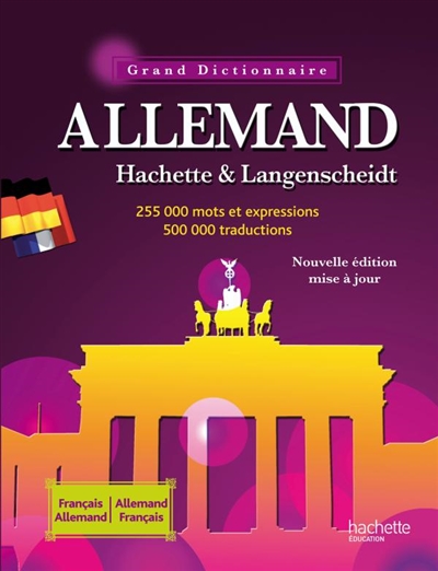 Dictionnaire français-allemand, allemand-français Hachette, Langenscheidt