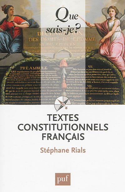 Textes constitutionnels français Stéphane Rials
