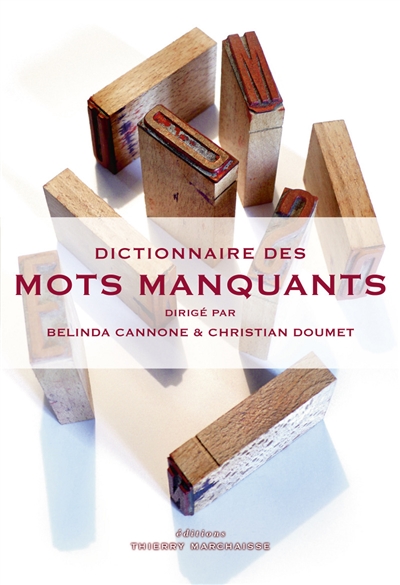Dictionnaire des mots manquants Belinda Cannone, Christian Doumet Collectif