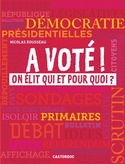 A voté ! on élit qui et pour quoi ? Nicolas Rousseau