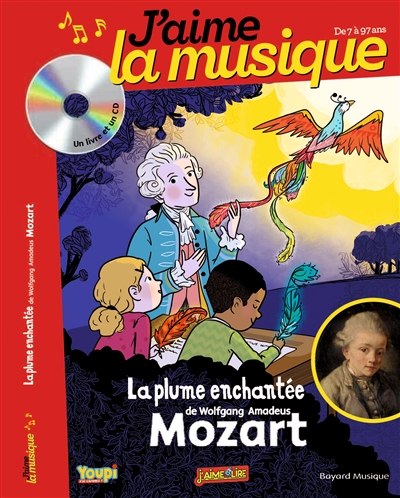 La plume enchantée de Wolfgang Amadeus Mozart Marianne Vourch illustrations Maud Riemann