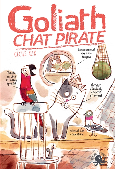 Goliath, chat pirate Cécile Alix illustrations Louis Thomas
