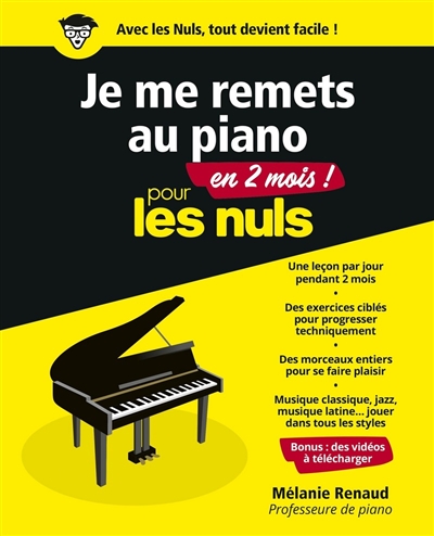 Je me remets au piano en 2 mois pour les nuls Mélanie Renaud
