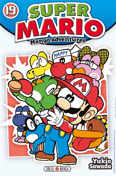 Super Mario manga adventures 19 Yukio Sawada traduction Studio Charon
