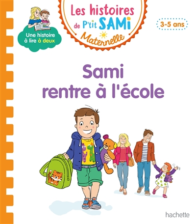 Sami rentre à l'école petite-moyenne sections, 3-5 ans Angela Portella illustrations Alain Boyer