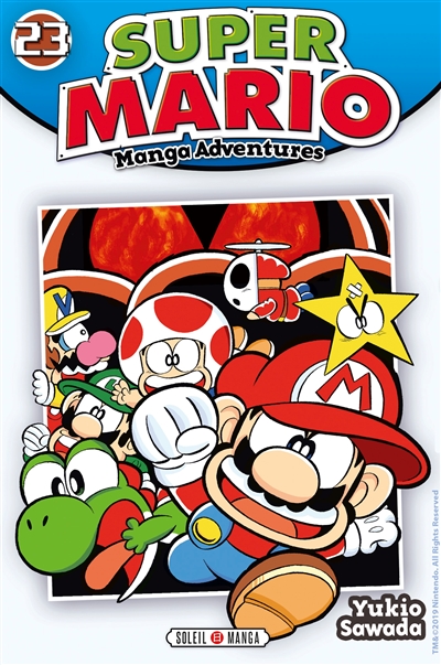 Super Mario manga adventures 23 Yukio Sawada traduction Studio Charon