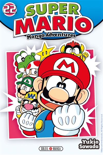Super Mario manga adventures 22 Yukio Sawada traduction Studio Charon
