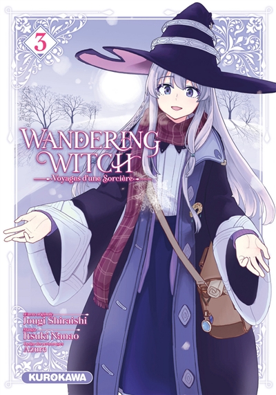 Wandering witch voyages d'une sorcière 03 oeuvre originale Jougi Shiraishi manga Itsuki Nanao design des personnages Azure traduction Gaëlle Ruel