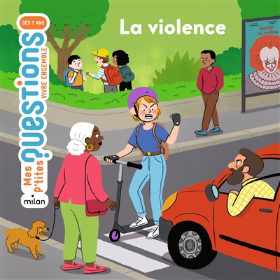 La violence textes de Sophie Dussaussois illustrations de Cléo Germain
